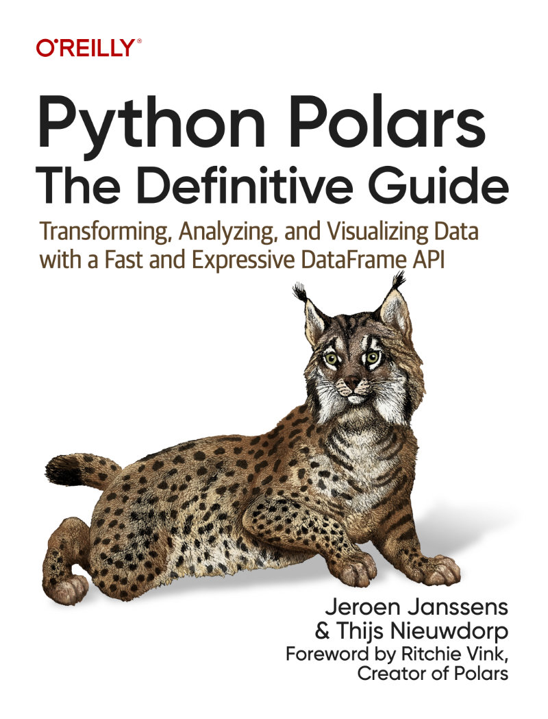 Python Polars: the Definitive Guide Book cover for Python Polars: the Definitive Guide
